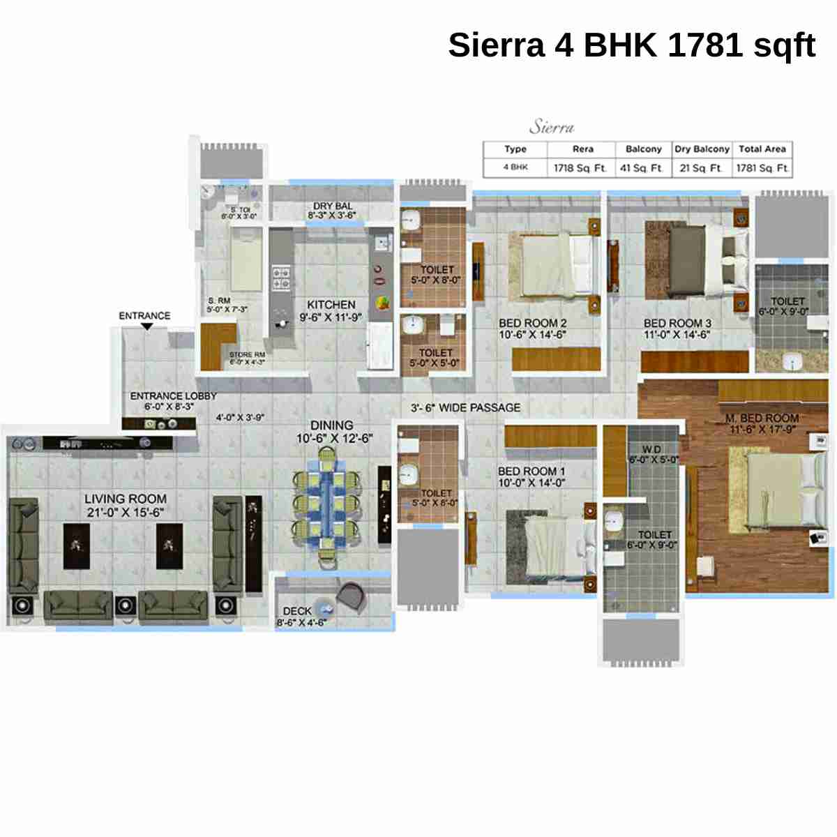Sheth-Montana-Floor-Plan-Sierra-4-BHK-1781-sqft